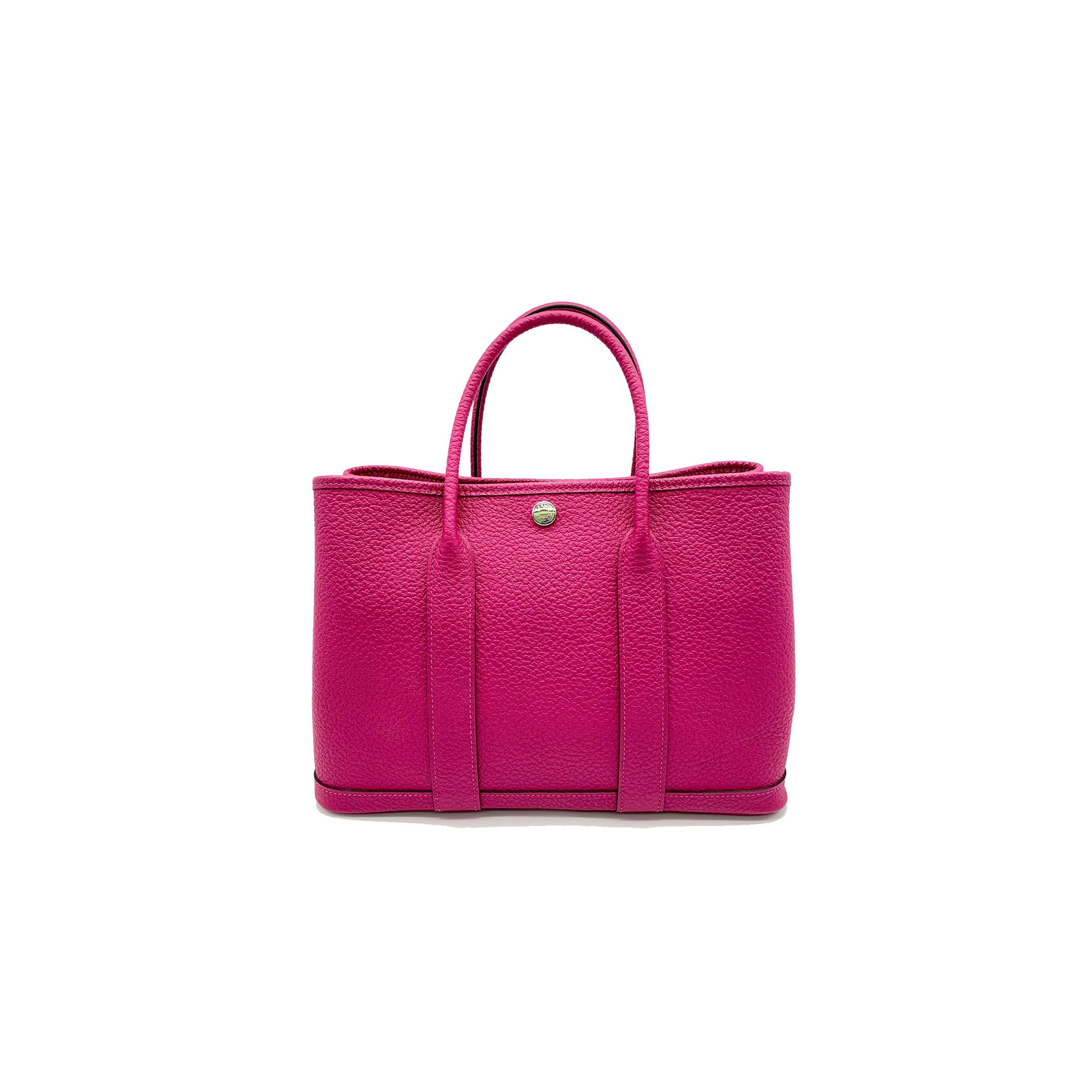 HERMES GARDEN PARTY 30 TPM HAND BAG C NEGONDA LEATHER ROSE PURPLE (30*21*13cm) HERMES GARDEN PARTY 30 TPM HAND BAG C NEGONDA LEATHER ROSE PURPLE (30*21*13cm)